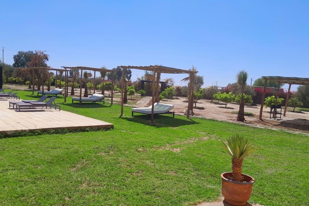 Villa Agora, Villa A La Campagne Proche Marrakech Sidi Abdallah Ghiat Bagian luar foto