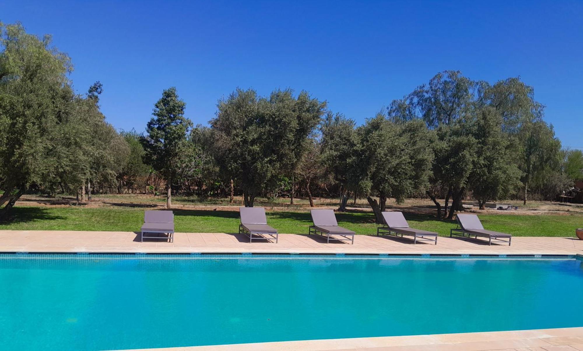 Villa Agora, Villa A La Campagne Proche Marrakech Sidi Abdallah Ghiat Bagian luar foto